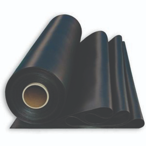 EPDM roofing material rolls ready for flat roof installation