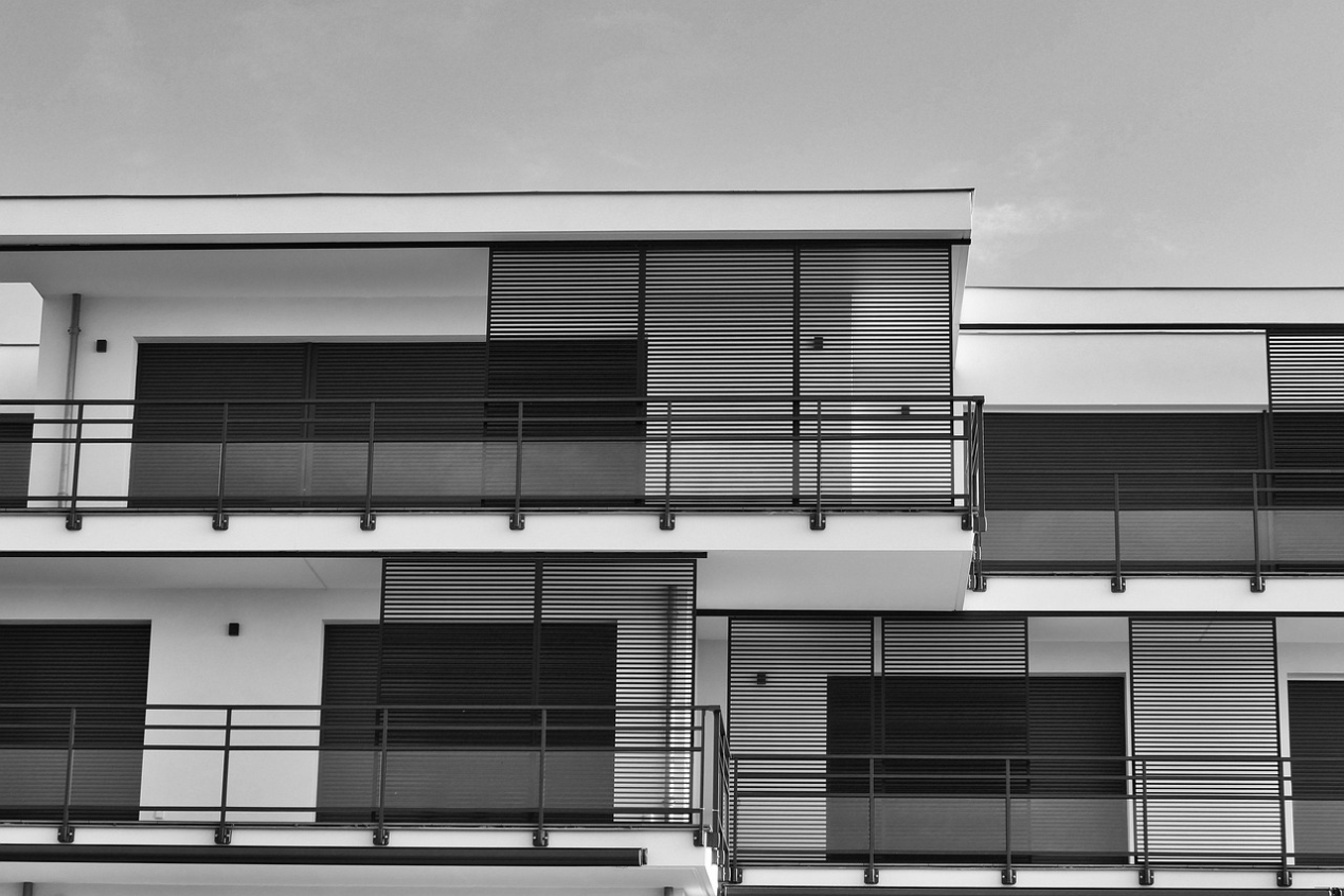 roofing installation on a flat commercial building roof