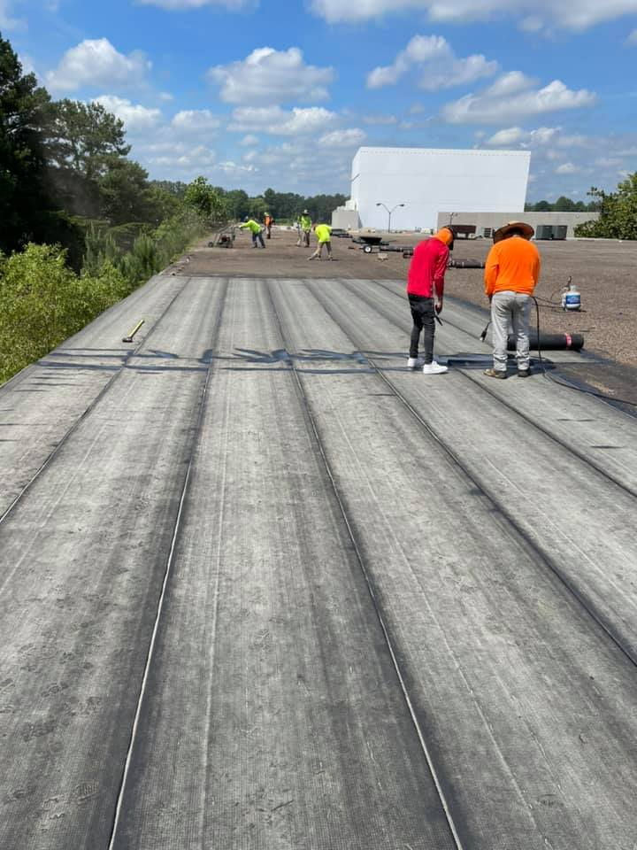 commercial roof repair highlighting correction of poor workmanship