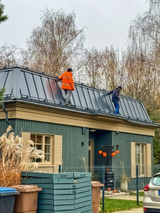  Completed building roof