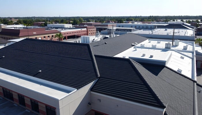 Commercial roof inspection