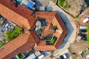 Roof damage inspection