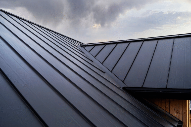Standing seam metal roof